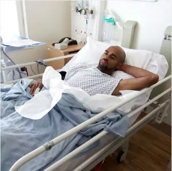 Actor Leonard Mezie, back to Nigeria after successful kidney treatment in London hospital
